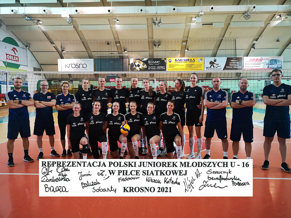Reprezentacja Polski juniorek młodszych U-16 w piłce siatkowej