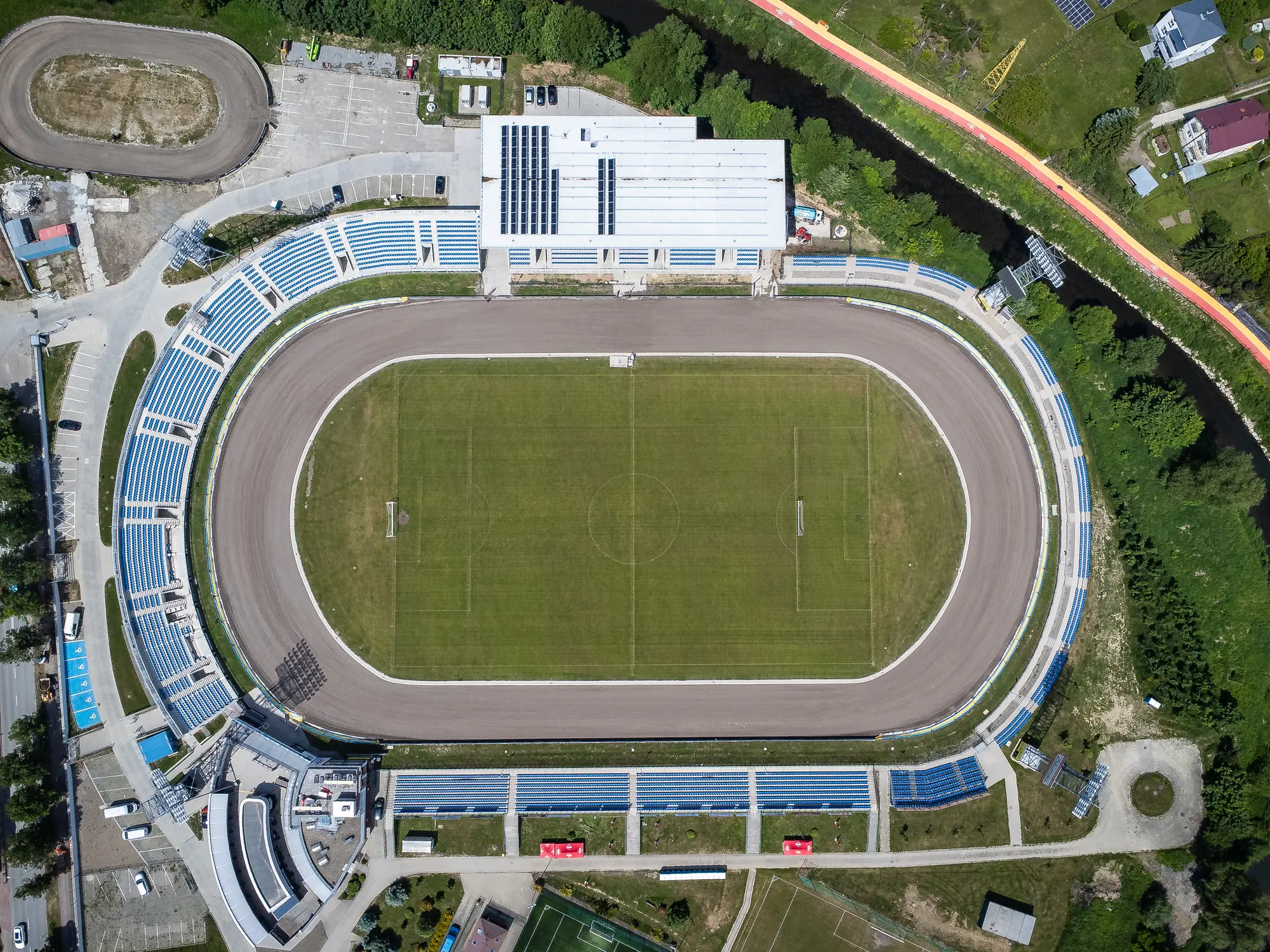 Stadion miejski z drona