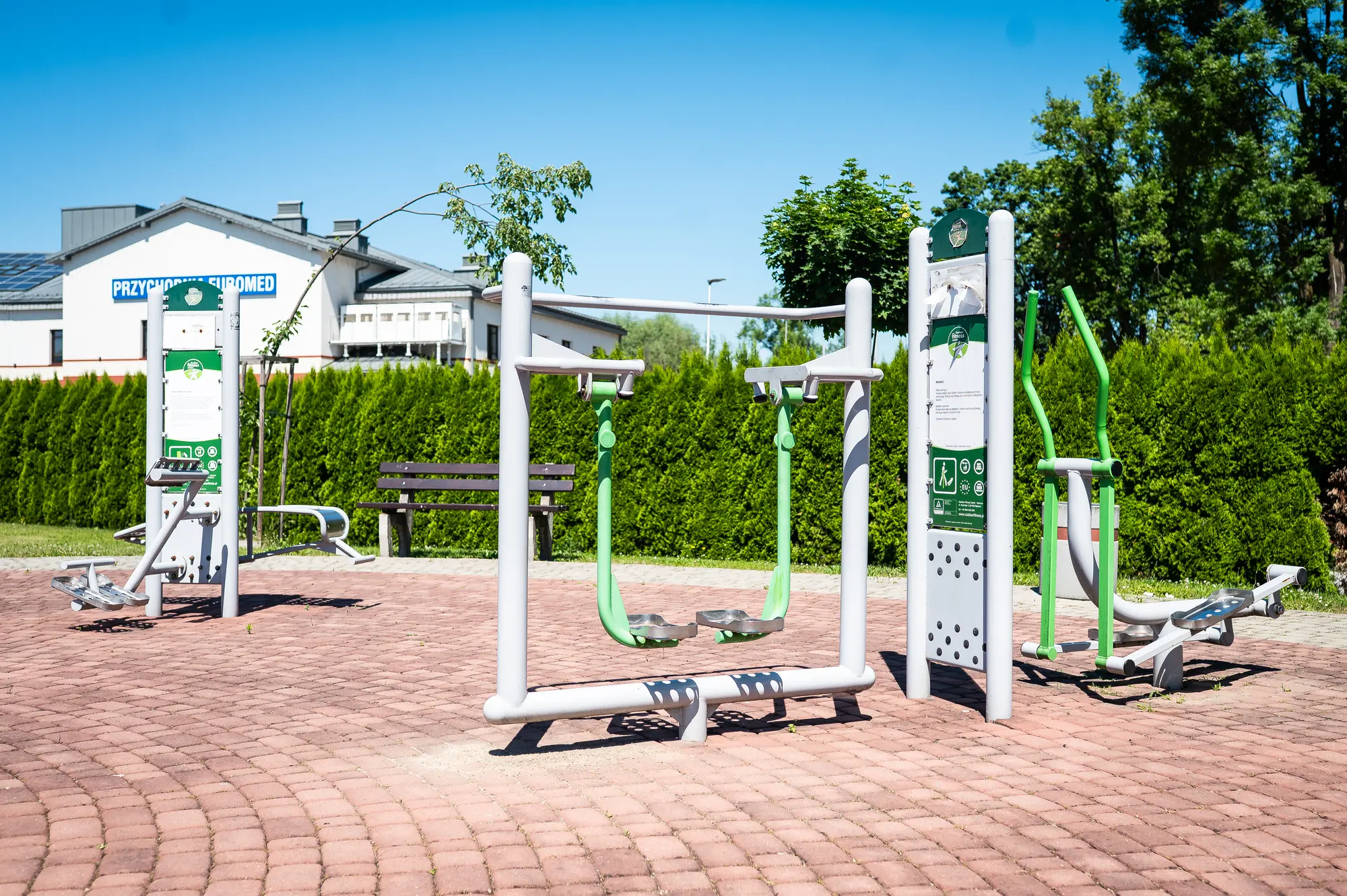 Fitness park na świeżym powietrzu