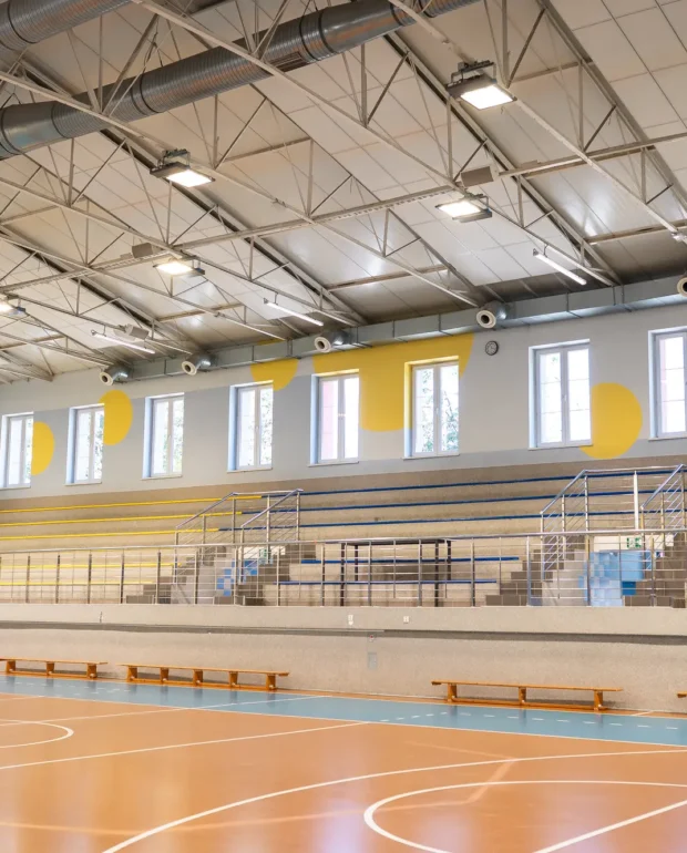 Boisko hali sportowej