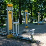 Park linowy plac zabaw, siłownia na świeżym powietrzu 2