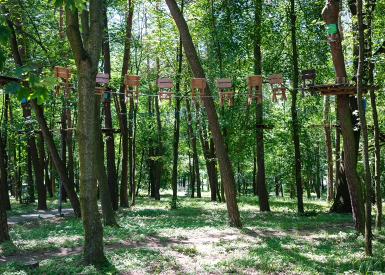 Park linowy trasa